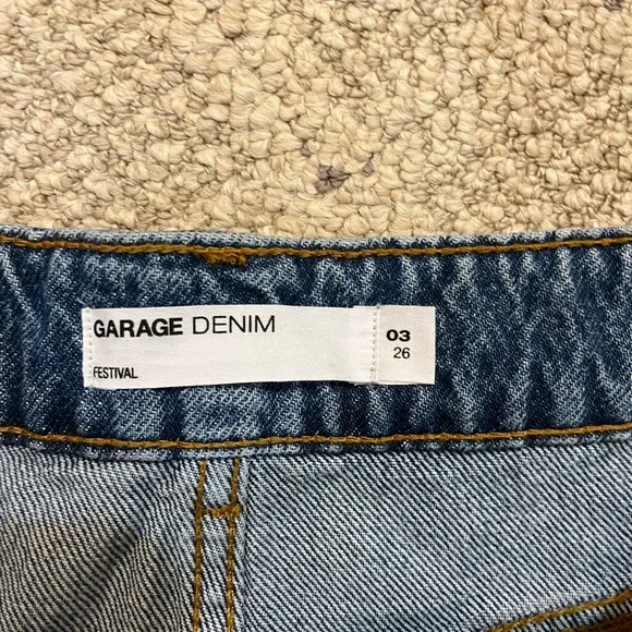 NWT! Garage Denim Amelia Blue Festival Shorts. - Picture 5 of 6
